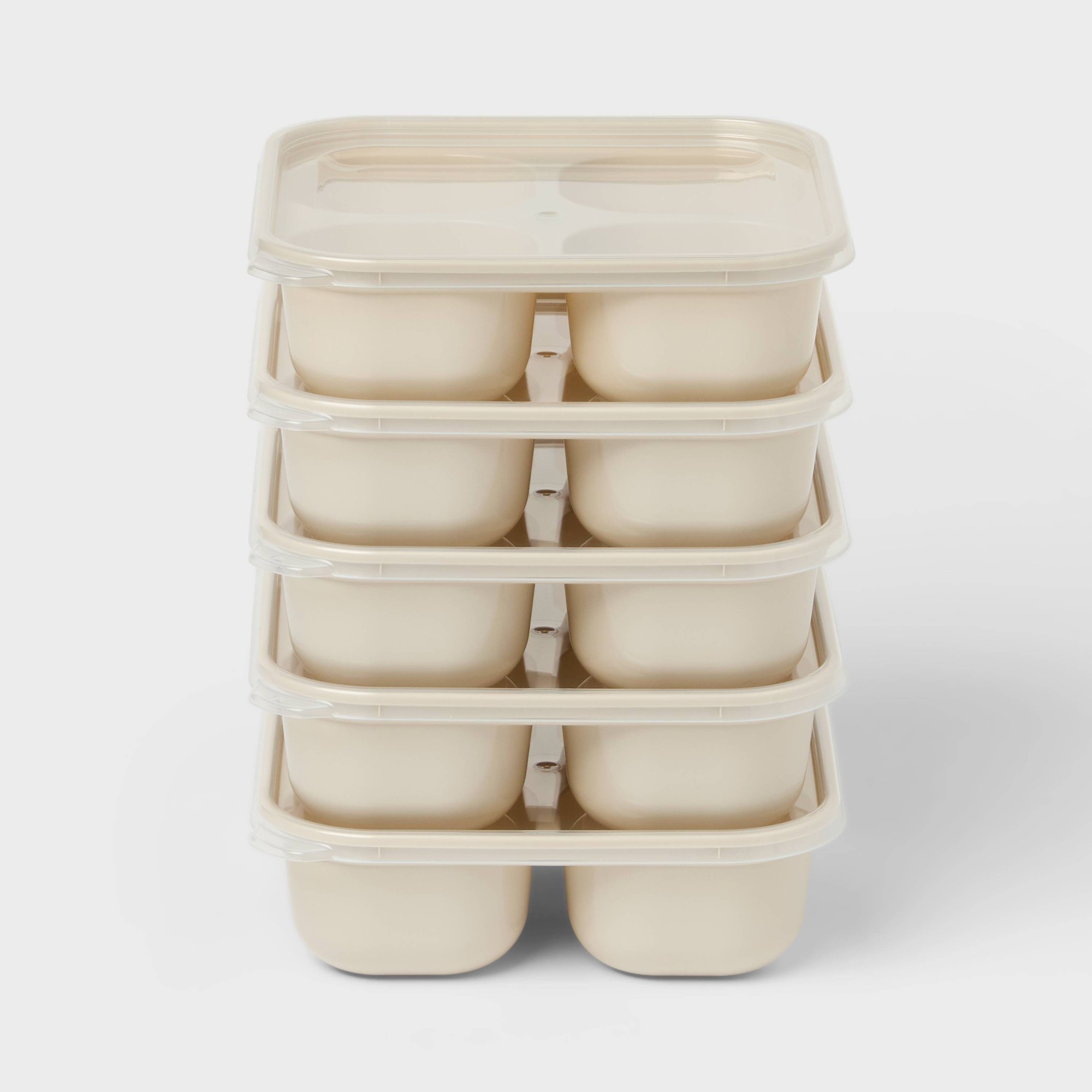 Meal Prep Oatmeal - 10pcs Oatmeal Plastic Divided Snack Food