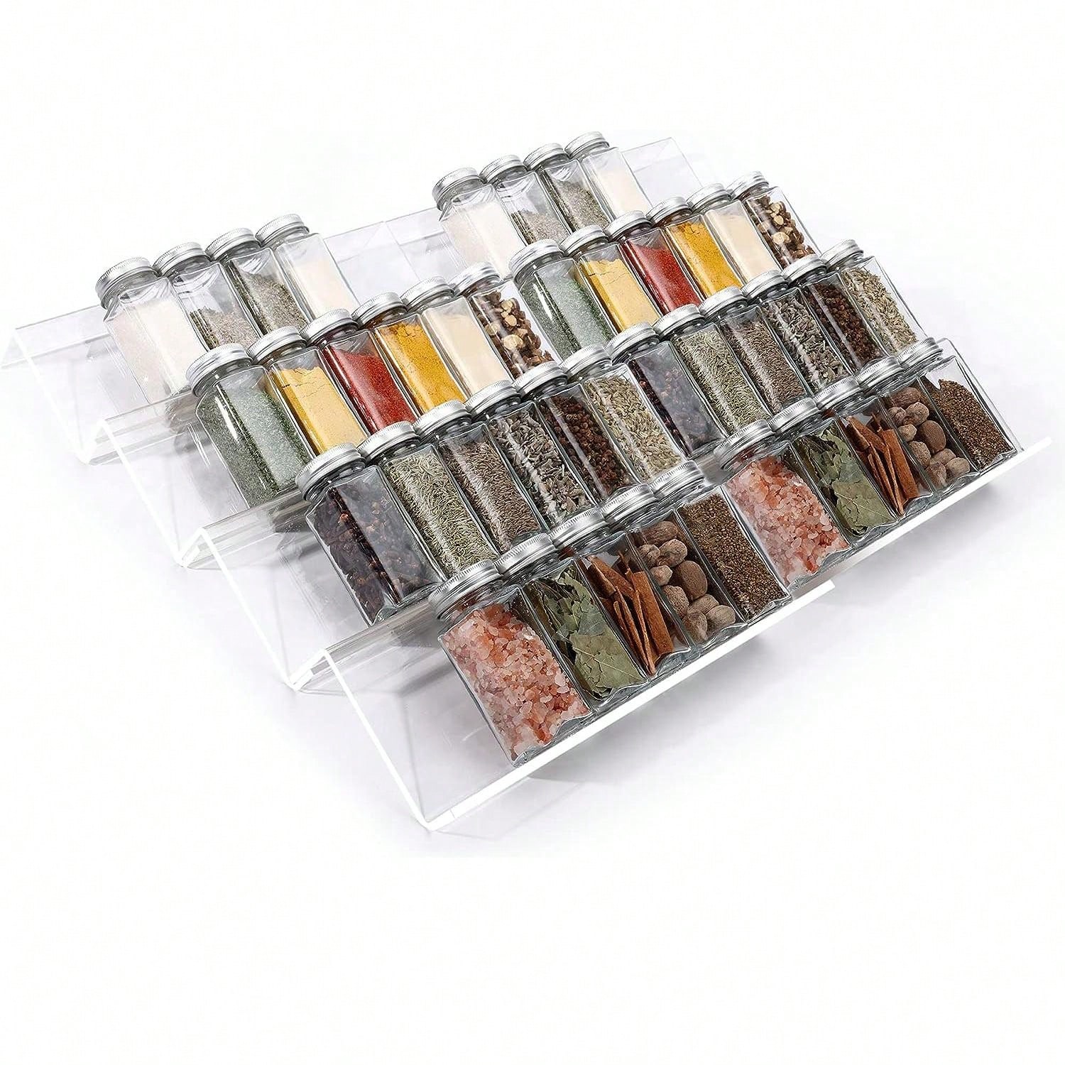 4 Layer Spice Drawer Organizer - Spice Jar Labels review and price