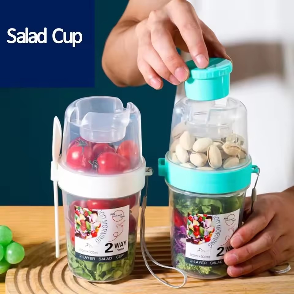 Salad Oatmeal Cup 500ml+300ml  - Meal Prep Oatmeal review and price