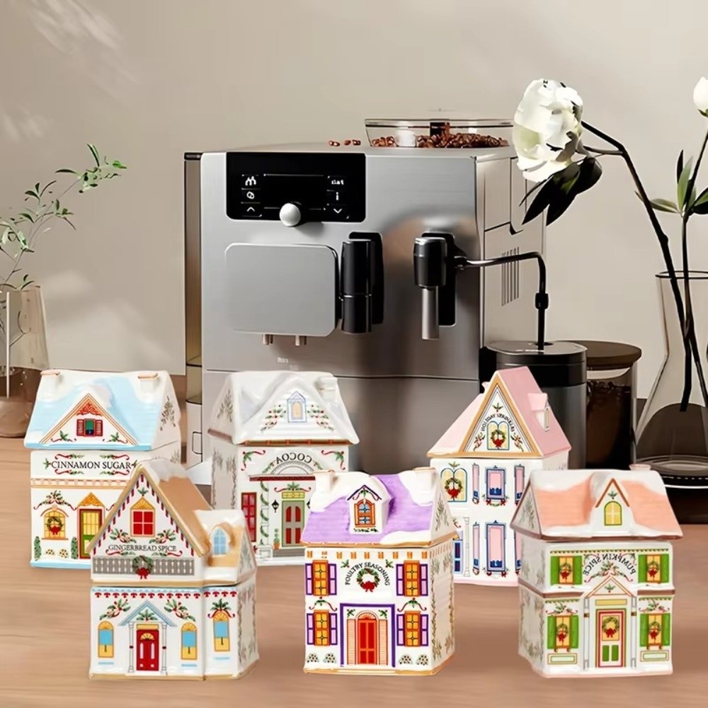 Gifts Cute Holiday Village Spi - Spice Jar Labels review and price