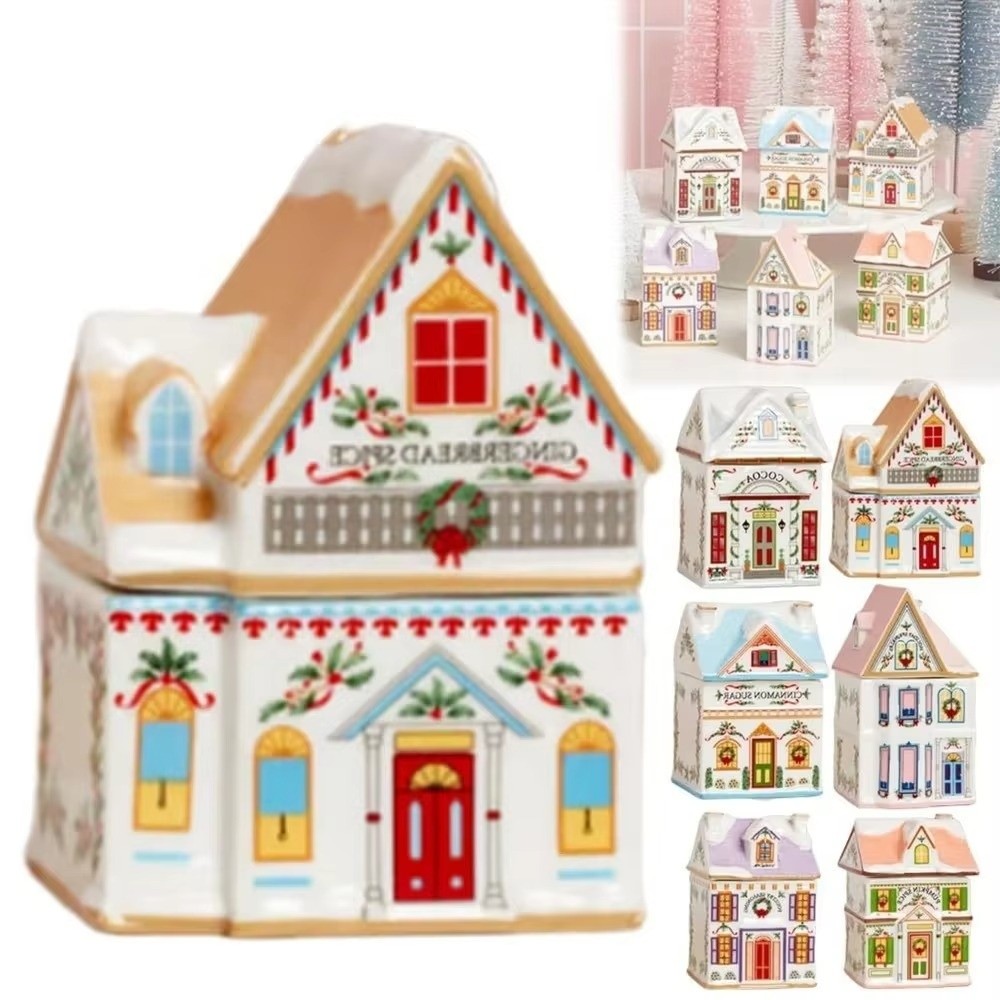 Gifts Cute Holiday Village Spi - Spice Jar Labels review and price