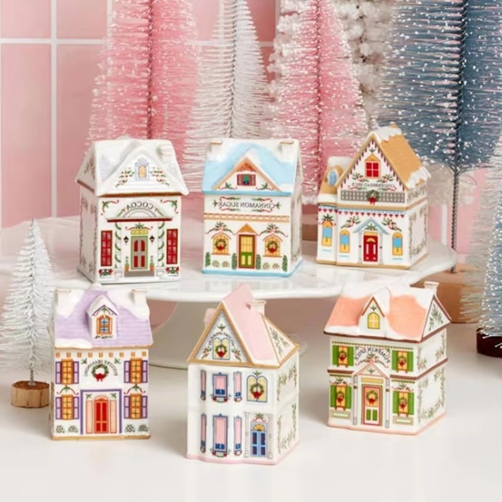Gifts Cute Holiday Village Spi - Spice Jar Labels review and price