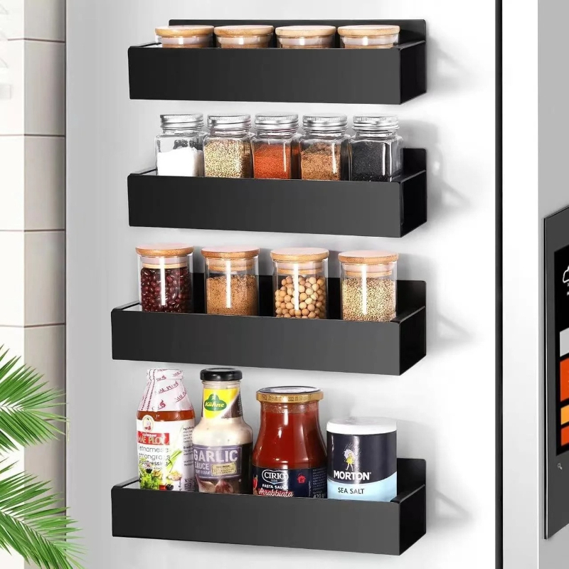 2 Pack Black Magnetic Spice Ra - Spice Jar Labels review and price