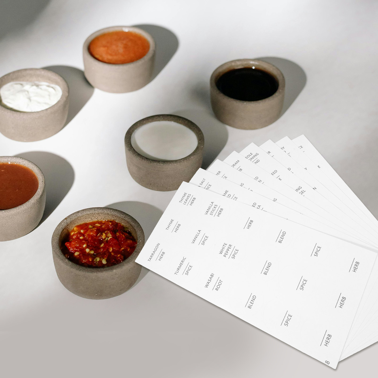 8 Sheets Waterproof Minimalist - Spice Jar Labels review and price