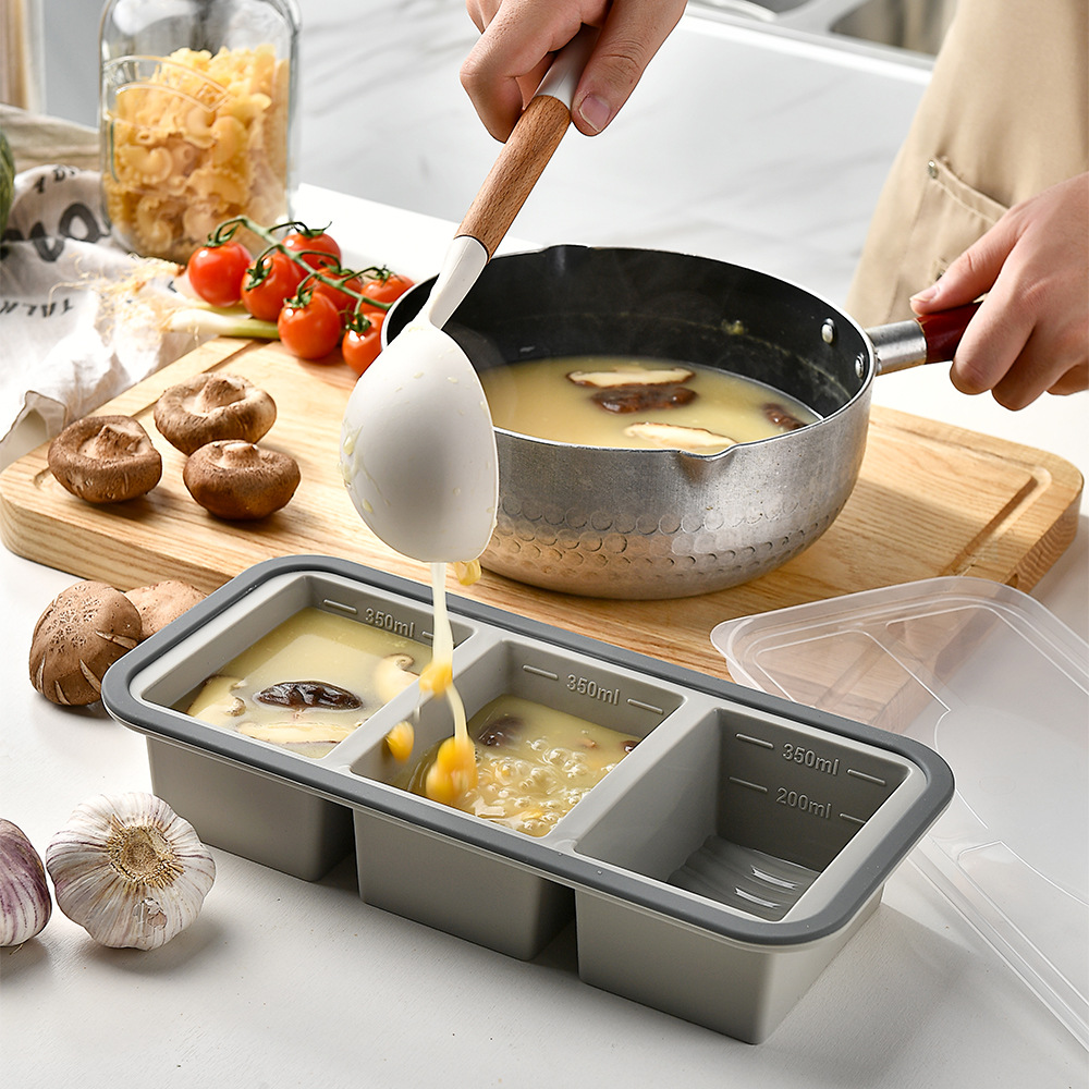 Divided Silicone Food Storage  - Meal Prep Oatmeal review and price