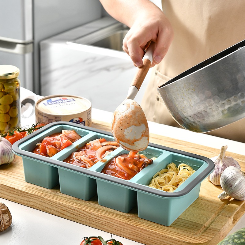 1pc Silicone Food Freezer Tray - Meal Prep Oatmeal review and price
