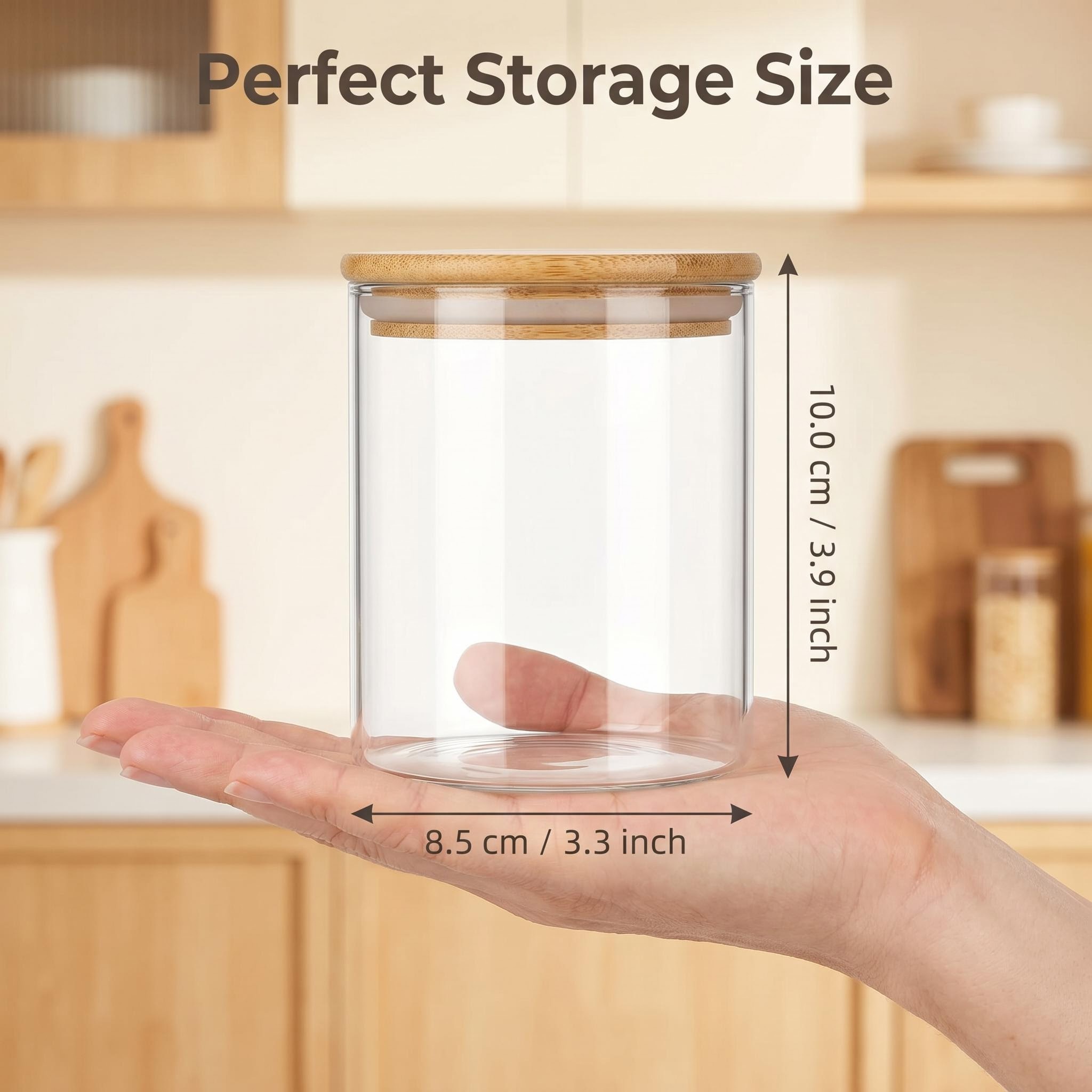 9 Pieces Clear Glass Storage C - Spice Jar Labels review and price