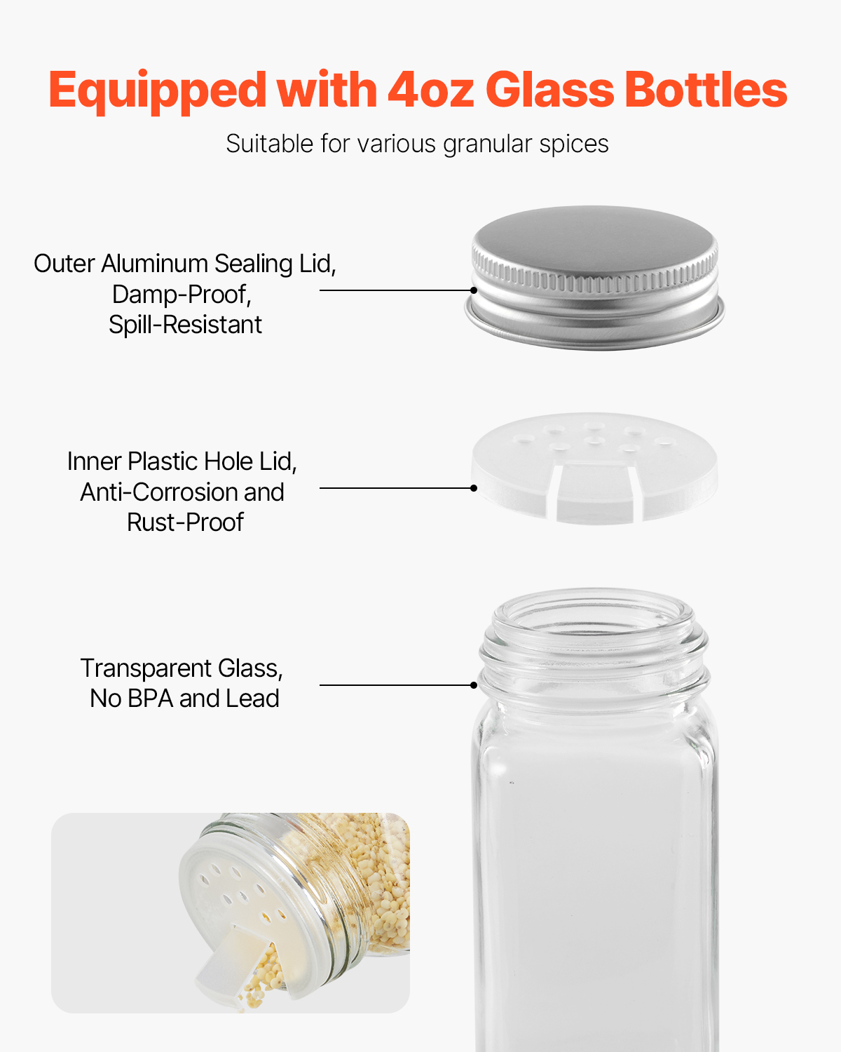 SucceBuy Spice Rack Organizer  - Spice Jar Labels review and price
