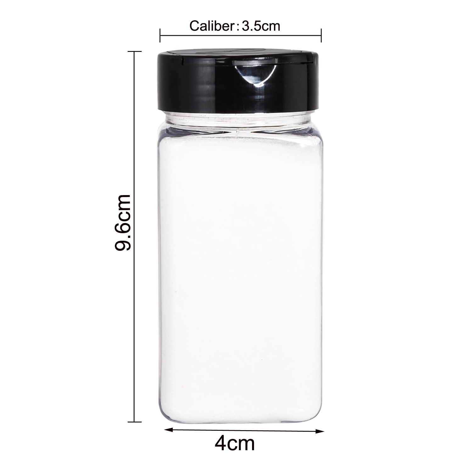 Square Large Plastic Spice Jar - Spice Jar Labels review and price