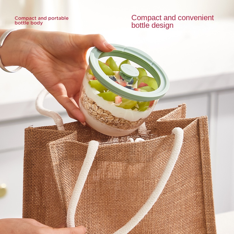 Glass Overnight Oats Container - Meal Prep Yogurt Bowl review and price