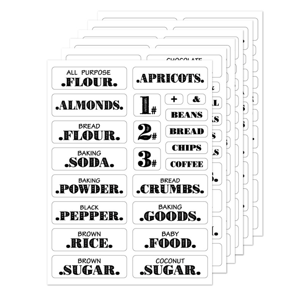132pcs Kitchen Food Stickers W - Spice Jar Labels review and price
