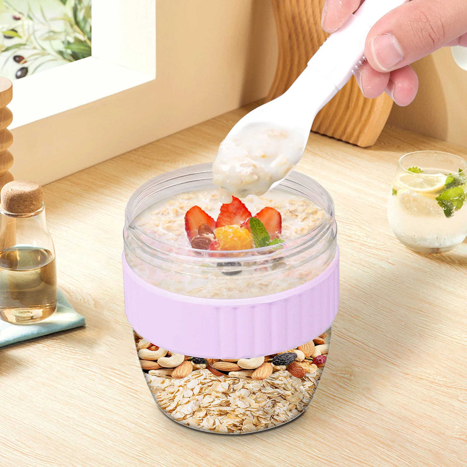 Double Layer Overnight Oats Co - Meal Prep Oatmeal review and price
