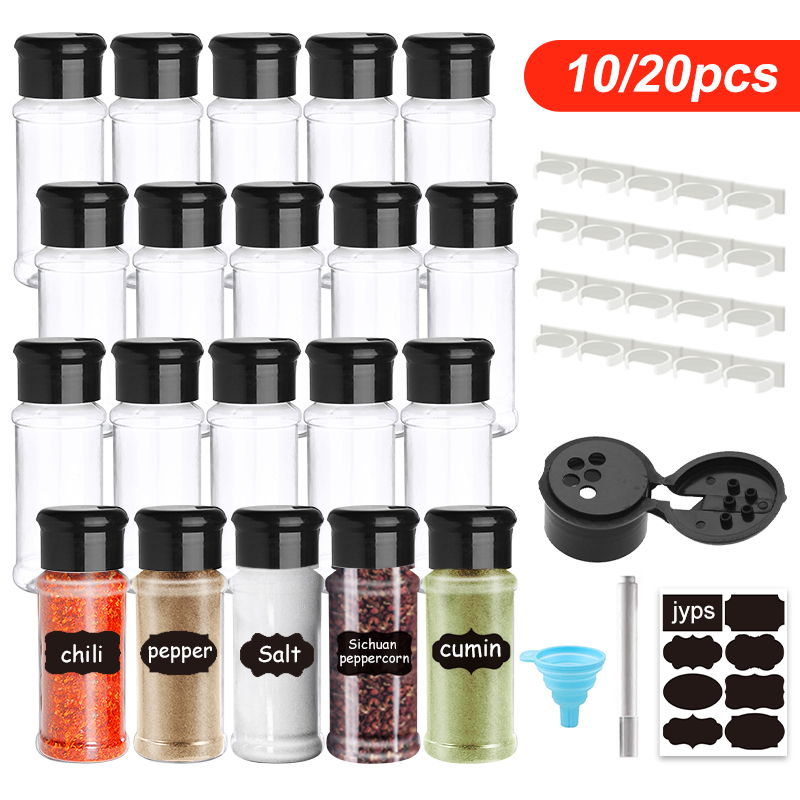 5/10/15/20PC 3.3oz/100ml Empty - Spice Jar Labels review and price